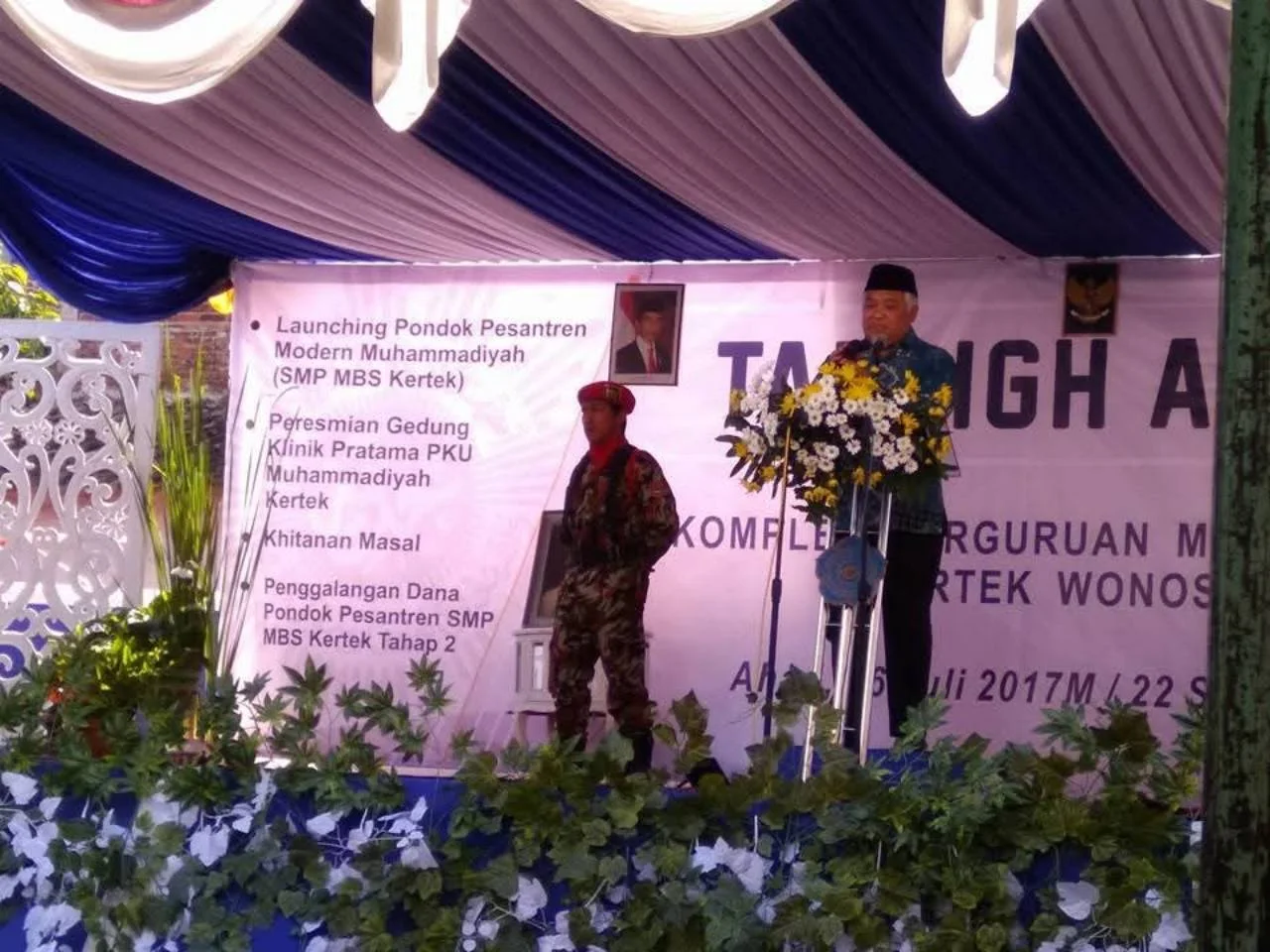 Acara peresmian dan peluncuran MBS Kertek pada tahun 2017